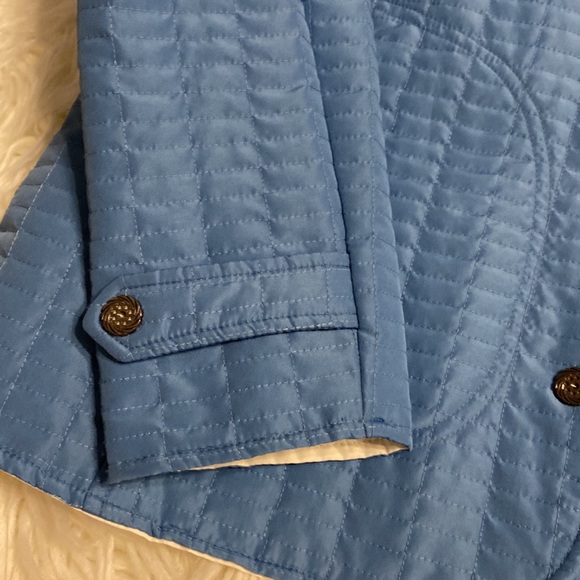 The TOG Shop Quilted Jacket color blue excellent condition size M - Picture 13 of 16